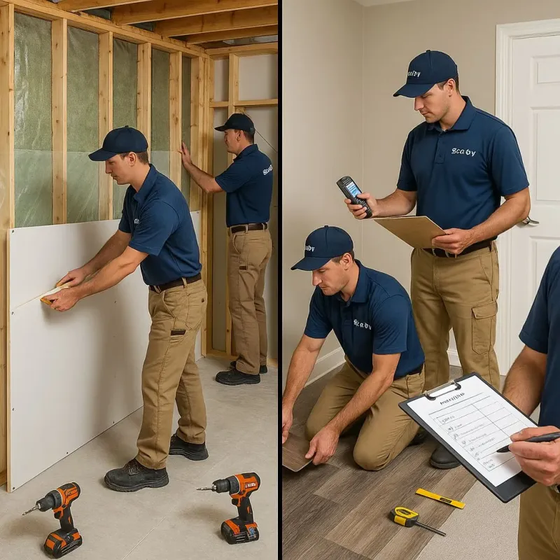Repairs and Reconstruction process in Canarsie, NY